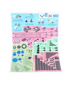 VEX IQ 超级套装目录及组装指导海报