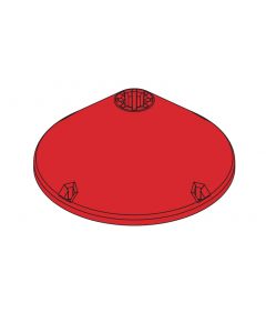 VRC-七塔奇谋-0.5"塑料管夹紧底座-红色